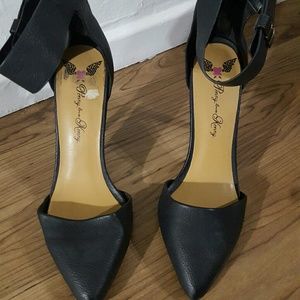 Pointed Strapped Heels